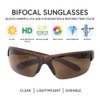 VITENZI Bifocal Sunglasses for Men and Women Sport Wrap Around Reading Sun Tinted Glasses with Readers - Rome in Tortoise 1.50
