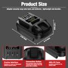 OGJUNX Adapter Compatible with Craftsman 20V Battery, Convert to for SKIL 20V Battery PWR CORE Cordless Power Tool Use (Adapter Only)