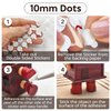 JIEHENG 500Pcs Double Sided Dot Stickers Removable,0.8" Adhesive Putty Stickers,Adhesive Dots,Anti-Slip, Ideal for Scrapbook, Crafts & DIY(500, 10mm+20mm)