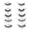 Dedbol 10 pairs of 10 models of 6D artificial fluffy natural mink eyelashes, dramatic false eyelashes(style 4)
