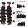 Unice 8a Remy Brazilian Natural Wave Hair 3 Bundles 100% Unprocessed Virgin Human Hair Extensions Weave Natural Color (20 22 24)