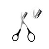 1PCS Black Professional Stainless Steel Eyebrow Grooming Shear Scissors with Plastic Comb(Detachable) Eyebrow Eyelash Hair Removal Shaper Shaping Tool Makeup Beauty Accessories for Men and Women