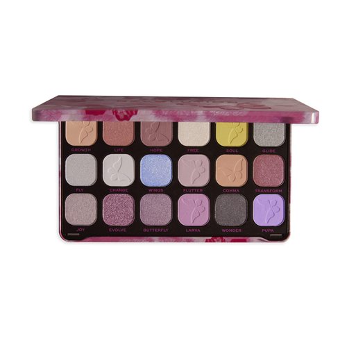 Makeup Revolution Butterfly Forever Flawless Shadow Palette, Eyeshadow Palette,Create Long-Lasting Eye Makeup Looks, Vegan & Cruelty-Free, 20g