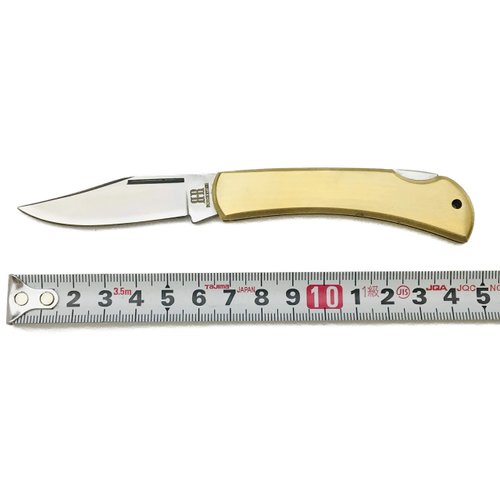 Rough Ryder RR1978: Brass Lockback