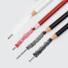 Brow Pencil Kit Waterproof Eyebrows Pencil Tattoo Makeup And Microblading Supplies Permanent Peel-off Eye Brow Pen Set with 4 Colors（Black,Dark Brown,White,Red)