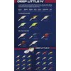 Norman Lures Little N Crankbait Bass Fishing Lure, White/Green Fleck, Deep (9-12 ft Depth)