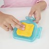Play-Doh Kitchen Creations Cheesy Sandwich Play Food Set for Kids 3 Years and Up Elastix Compound and 6 Additional Colors