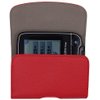 Classic Carry Pouch case with Belt Clip for Freestyle Libre/Freestyle Libre 2 (Continuous Glucose Monitor) (RED/HORIZONTAL1)