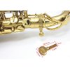 Jiayouy 2Pcs Sax Neck Screw Tightening Attach Screw Brass Musical Instrument Parts for Soprano Alto Tenor Saxophone Golden Thread 4mm