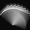 180 Clear Self-Sealing Cellophane Bags - 5x7 Inches, 1.4 Mils Clear Plastic, Reusable Self-Adhesive OPP Cello Bags for Photos, Bakery, Jewelry, Envelopes