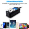 USB Charging Station, 60W 8 Port Charging Hub 12A USB Charger Station with LCD Display for Multiple Devices, Smart Desktop Charger for iPhone 14/14 Pro/13 Pro/13 Pro Max, Galaxy, iPad