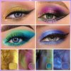 UCANBE Multichrome Chameleon Eyeshadow Makeup Palette, 4 Colors Holographic Metallic Glitter Eye Shadow Pallet, High Pigmented Creamy Duo Chrome Multidimensional Eye Make Up Kit