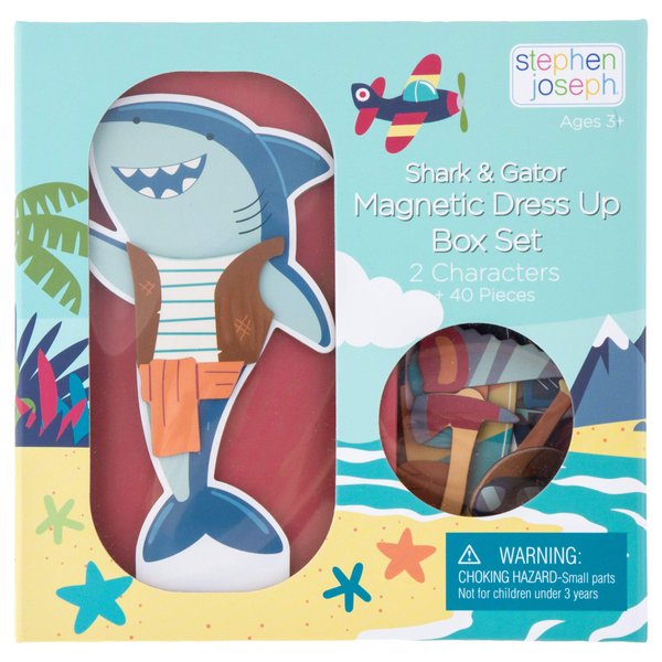 Stephen Joseph, Magnetic Dress Up Doll Shark and Gator