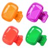 Eaezerav 4 Pack Toothbrush Covers Caps, Toothbrush Protector Toothbrush Coverings Clips Portable Plastic Toothbrush Head Case for Travel, Business, Camping, School, Home