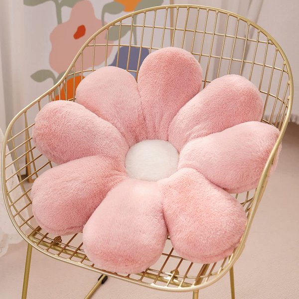 WYIKE Flower Pillow Cute Plush Flower Cushion Floor Pillow Cushions Casual Comfortable Pillow Room Decoration Pillows