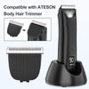 ATESON Body Hair Trimmer Ceramic Blade Head Refill, Electric Clipper Blades, Personal Shaver Replaceable Blade, 1 Pack