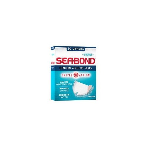 Sea-Bond Denture Adhesive Wafers, Uppers, Original - 2pc