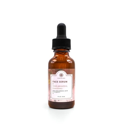 DERMAGLOVE FACE SERUM - Hyaluronic Acid, Aloe Vera, Witch Hazel, Vitamins A, C, & E, Youth Restoring, Brightening Serum for Skin – All Natural Vitamin C Serum for All Skin Types – 1 oz