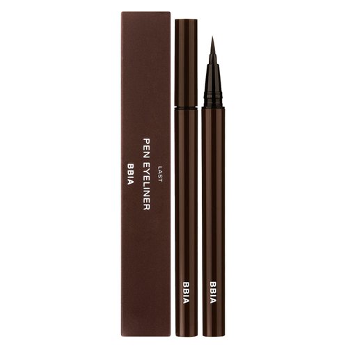 BBIA Last Pen Eyeliner, Waterproof Ink Type Liquid Eyeliner, Powerful Multi-Proof, Quick Drying, Long-Lasing, Precise Flexible Brush for Easy Drawing, No-Skip Eye Liner, K- Beauty (02 SHARPEN BROWN)