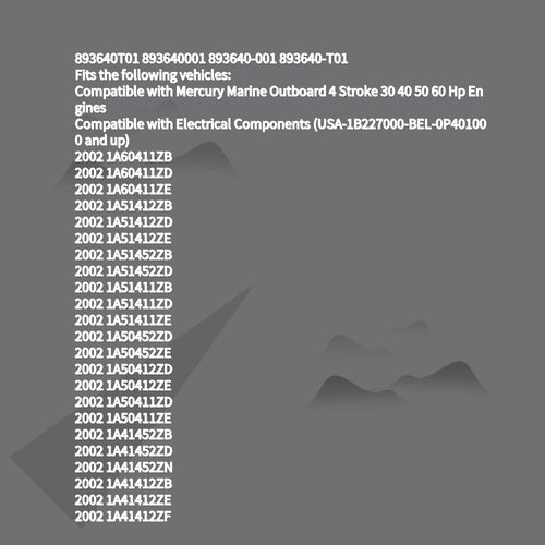 5 Wires Z98 Voltage Regulator Rectifier for Mercury Marine Outboard 4 Stroke 60 50 40 30 HP 60HP 50HP 40HP 30HP Replace 893640001 893640-T01 893640-001 893640T01