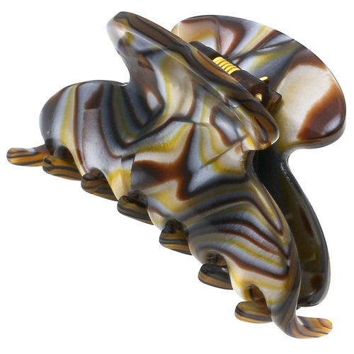 Camila Paris CP3061 French Hair Clip for Women, Handmade, Onyx, Small, Girls Hair Claw Clips Jaw, Durable Styling Hair Accessories for Women, Strong Hold No Slip Grip, Made in France