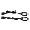 Blomiky 2 Pack 7.4V 1A USB Charger Cable with XH-3P Plug for 7.4V 2S Lipo Battery with XH-3P Connector 7.4V 1A USB XH-3P 2