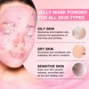 Angeland Jelly Mask for Facials Professional, Natural Gel Jelly Face Mask for Skin Care, Peel Off Jelly Mask Powder, Moisturizing & Hydrating Face Mask 23 Fl Oz