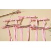 LFOUVRE Pink Hair Bow, 6pcs Hair Bows for Women, Pink Hair Clips for Girls, Pink Bow with Tassel, Bowknot Pink Hair Ribbons for Women, Pink Bow Hair Clips, Pink Bow for Hair, Pink Hair Accessories
