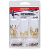 Eagle Claw PANFISH/Crappie Hook Assortment, Fishing Hooks for Freshwater PANFISH/Crappie, 80 Hooks, Sizes 2 to 8, Brown, One Size (619H)