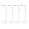 NUOBESTY 4pcs Doll Display Holder Doll Stands Doll Display Holder Model Support Frame Dolls Accessories 35cm Action Figure Stand White Doll Stand Holder
