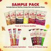 UnTapped Sample Pack - 14 Individually Wrapped Packets | Includes All-Natural Maple Syrup, Vegan Stroopwafels & Hydration Mixes | Assorted Pack for Sustained Energy & Recovery | USDA Organic Certified