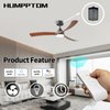Universal Smart WiFi Ceiling Fan Remote Control Kit, Compatible with Alexa, Google Assistant and Smart Life App, No Hub Required DIMMER