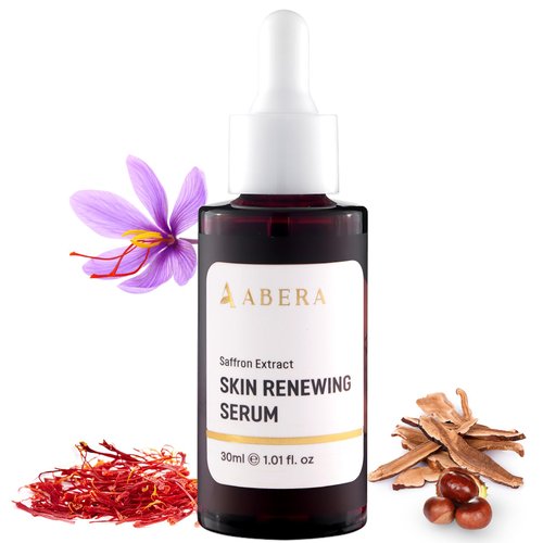 Abera Skin Renewing Serum, Melasma Treatment, Anti-Aging For Face, High Potency Saffron Extract, Hydrating Serum 1,01 Fl Oz