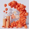 Moukiween 130PCS Orange Balloons Garland Arch Kit, Different Sizes 18 12 10 5 Inch Latex Balloons for Halloween Thanksgiving Birthday Party Wedding Baby Shower Party Decoration