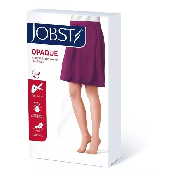 BSN Medical/Jobst JOBST Opaque Waist High 15-20 mmHg Compression Stockings Pantyhose, Closed Toe, Medium, Natural