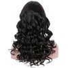 KUN 360 Lace Front Wigs Human Hair Pre Plucked Bouncy Body Wave Human Hair Wig, Glueless Loose Body Wave 360 Lace Wigs for Black Women Brazilian Virgin Human Hair Wigs Natural Color 16 Inches
