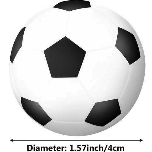 15 Pack Mini Soccer Stress Ball 1.57 inch Small Foam Soccer Balls Soccer Party Favors Sports Balls for Carnival Reward Bags Stuffers Stress Anxiety Relief Relaxation Soccer Party Decorations Supplies