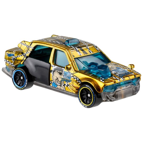 Hot Wheels Toy Car,1:64 Scale id Time Attaxi Embedded with NFC Chip Uniquely Identifiable for Kids & Collectors