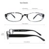 VisionGlobal 4 Pairs Reading Glasses with Spring Hinge, Blue Light Blocking Glasses for Women/Men (4 Color,+2.75 Magnification)4 Count (Pack of 1)