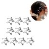 Meikakka Star Shape Hair Clips,Metal Hair Clip Non Slip Barrettes Hairpins for Girl,Cute Hair Clips.Y2K Cute Lovely Non-slip Metal Hair Barrettes Hair Accessories for Women Girls.5pcs