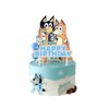 FARDAS 25PCS Cake Cupcake Topper Decorations Cartoon Dog Happy Birthday Party Supplies