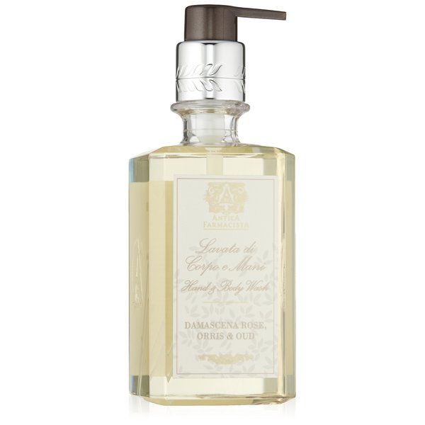 Antica Farmacista Damascena Rose, Orris and Oud Hand and Body Wash, 10 Fl Oz