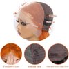 250% Density Ginger Bob Wig Human Hair 14 Inch Straight 13x4 Ginger Orange Lace Front Wigs Human Hair Pre Plucked with Baby Hair Straight Glueless Wigs Human Hair Bob Wigs for Black Women #350