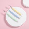 TEOYALL Nail Art Brushes, Nail Design Painting Brushes Builder Gel Brush Nail Dotting Tools Nail Fine Liner Brushes