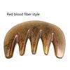 One&One Multifunctional Horn Bone Scalp Gua Sha Comb, Handheld Massage Comb for scalp.