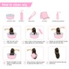 Dai Cloud Red Wigs with Bangs for Women Long Curly Wavy Synthetic Women wig Cosplay Daily Party Hair Halloween Wigs