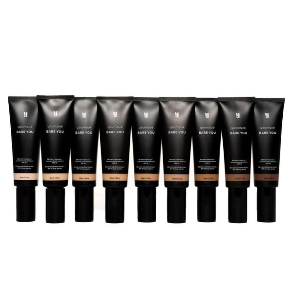 Younique BARE·YOU BB Tinted Moisturizer+ Light | 1 fl oz | SPF 30 | Lightweight Hydrating Formula for a Dewy, Radiant Complexion | Blendable | Face Moisturizer with SPF | Tinted Moisturizer