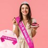 YARIEW It's My Birthday Era Sash and Birthday Crown for Women Era Tour Birthday Party Sash Birthday Tiara for Women Birthday Party Decorations Happy Birthday Accessories Pink