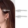Simple Butterfly Hair Clip for Woman Crystal Butterfly Hair Pins Silver Butterfly Hair Barrettes Paved Butterfly Decorative Hairpin Butterfly Insect Hair Accessories for Teen Girls Gifts (Style:B)