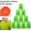 SEISSO Stack Cups, Stacking Cup Set Classic Stack Training Game Toys for Kids Boys Girls Stacking Cups (12 Pack Blue + 12 Pack Green)